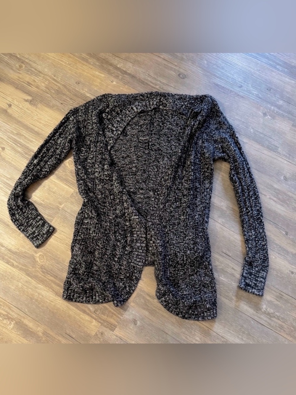 American Eagle Outfitters open-front marled knit cardigan size large
